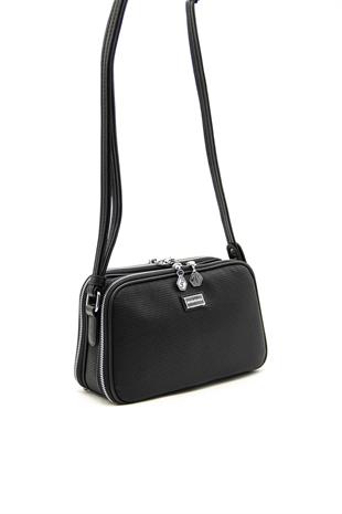Silver & Polo Siyah - Siyah SP899 Kadın Çapraz Çanta