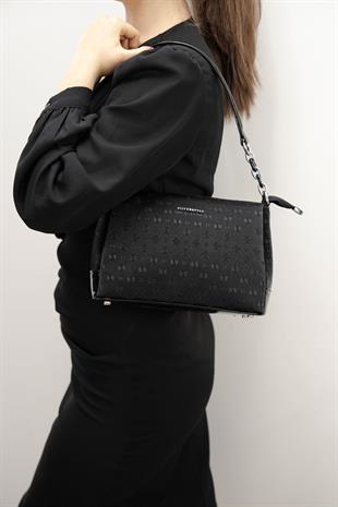 Silver & Polo Siyah - Siyah SP910 Kadın Çapraz Çanta