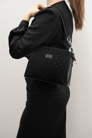 Silver & Polo Siyah - Siyah SP937 Kadın Omuz Çantası