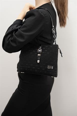 Silver & Polo Siyah - Siyah SP974 Kadın Omuz Çantası