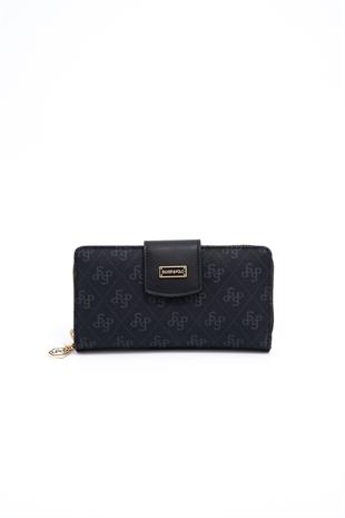 Silver & Polo Siyah SP928 Kadın Cüzdan & Kartlık