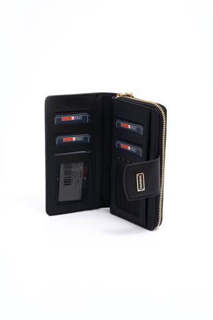 Silver & Polo Siyah SP928 Kadın Cüzdan & Kartlık