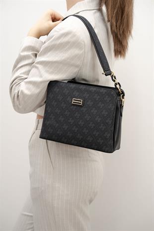 Silver & Polo Siyah SP937 Kadın Omuz Çantası