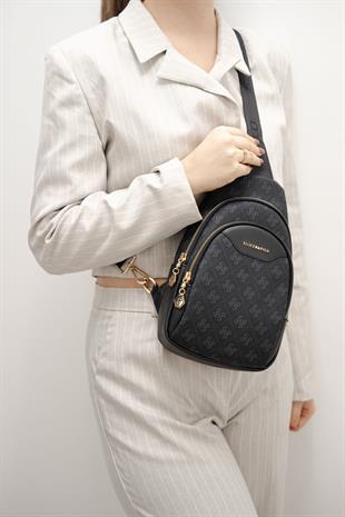 Silver & Polo Siyah SP959 Kadın Bel Çantası