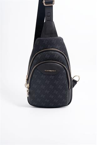 Silver & Polo Siyah SP959 Kadın Bel Çantası