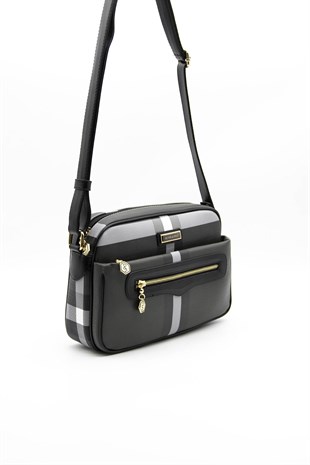 Silver & Polo Siyah - Siyah SP491 Kadın Çapraz Çanta