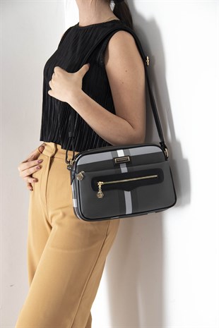 Silver & Polo Siyah - Siyah SP491 Kadın Çapraz Çanta