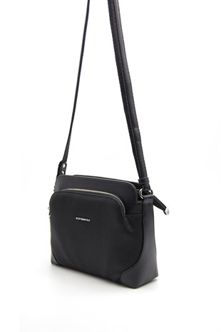 Silver & Polo Siyah - Siyah SP364 Kadın Çapraz Çanta