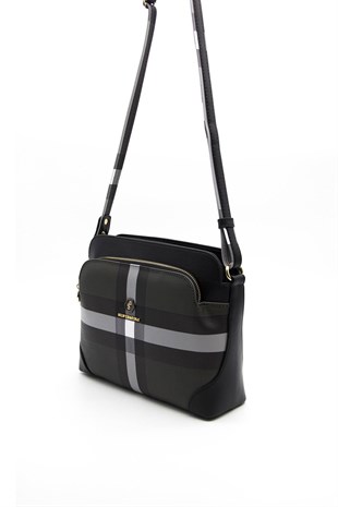 Silver & Polo Siyah - Siyah SP364 Kadın Çapraz Çanta