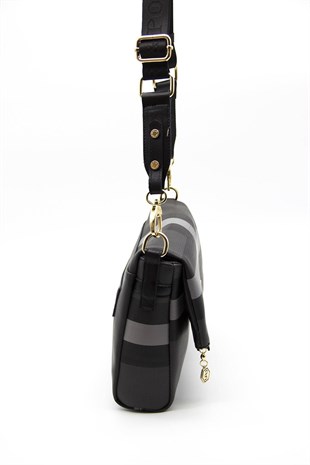 Silver & Polo Siyah - Siyah SP963 Kadın Çapraz Çanta