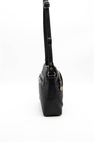 Silver & Polo Siyah - Siyah SP364 Kadın Çapraz Çanta