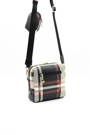 Silver & Polo Siyah - Siyah SP1038 Kadın Çapraz Çanta