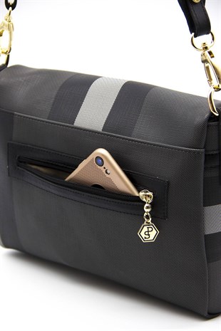 Silver & Polo Siyah - Siyah SP963 Kadın Çapraz Çanta