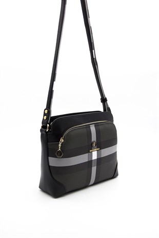 Silver & Polo Siyah - Siyah SP364 Kadın Çapraz Çanta