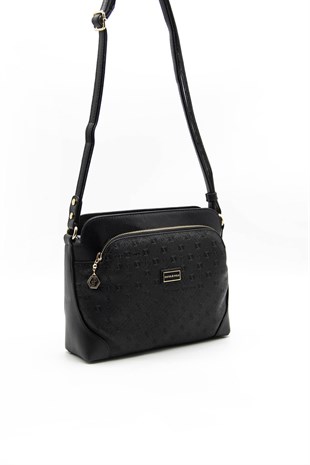 Silver & Polo Siyah - Siyah SP364 Kadın Çapraz Çanta