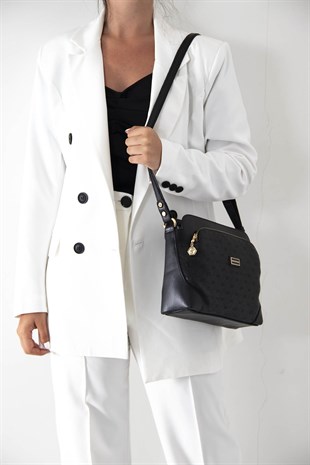 Silver & Polo Siyah - Siyah SP364 Kadın Çapraz Çanta