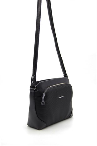 Silver & Polo Siyah - Siyah SP364 Kadın Çapraz Çanta
