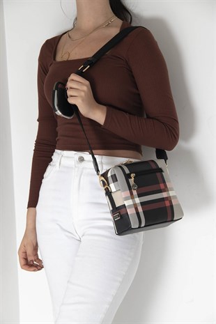 Silver & Polo Siyah - Siyah SP1038 Kadın Çapraz Çanta