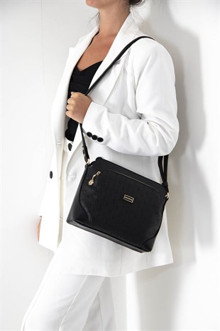 Silver & Polo Siyah - Siyah SP364 Kadın Çapraz Çanta