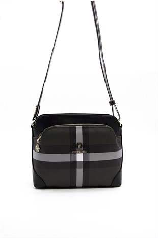 Silver & Polo Siyah - Siyah SP364 Kadın Çapraz Çanta