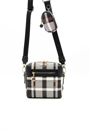 Silver & Polo Siyah - Siyah SP1038 Kadın Çapraz Çanta