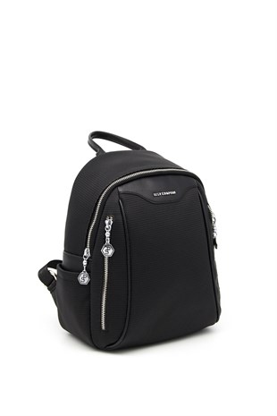 Silver & Polo Siyah - Siyah SP906 Kadın Sırt Çantası