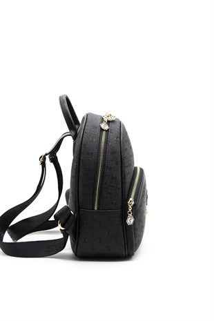 Silver & Polo Siyah - Siyah SP945 Kadın Sırt Çantası