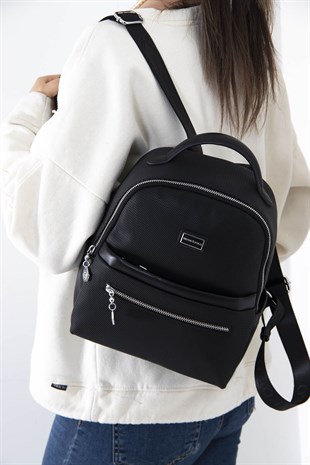 Silver & Polo Siyah - Siyah SP1061 Kadın Sırt Çantası