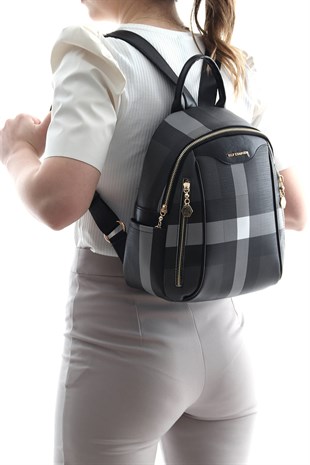 Silver & Polo Siyah - Siyah SP906 Kadın Sırt Çantası