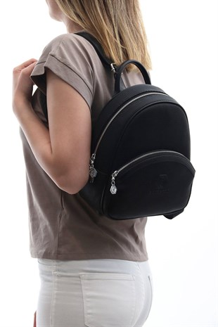 Silver & Polo Siyah - Siyah SP945 Kadın Sırt Çantası