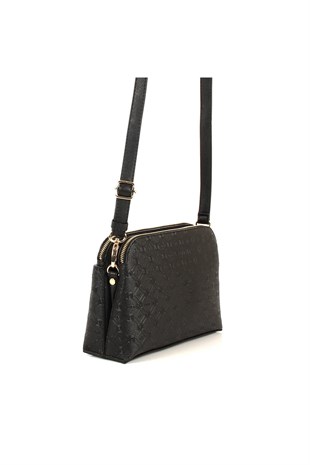 Silver & Polo Siyah - Siyah SP623 Kadın Çapraz Çanta