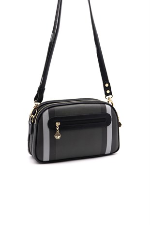 Silver & Polo Siyah - Siyah SP745 Kadın Çapraz Çanta