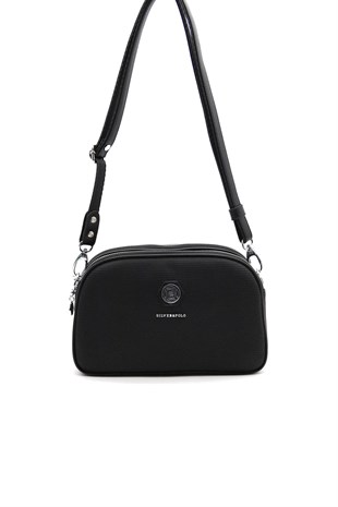 Silver & Polo Siyah - Siyah SP745 Kadın Çapraz Çanta