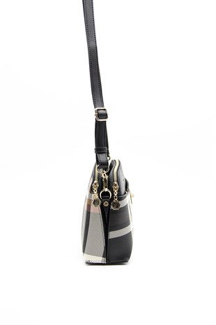 Silver & Polo Siyah - Siyah SP623 Kadın Çapraz Çanta