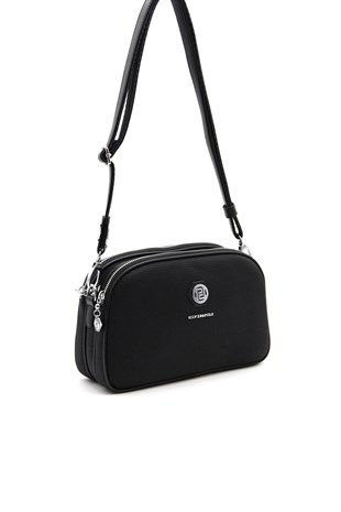Silver & Polo Siyah - Siyah SP745 Kadın Çapraz Çanta