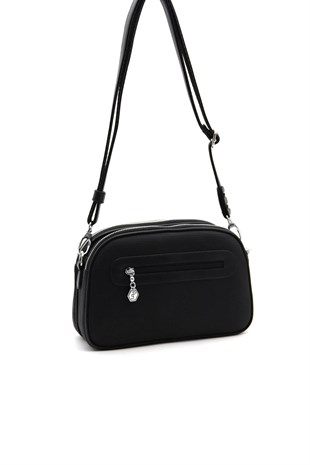 Silver & Polo Siyah - Siyah SP745 Kadın Çapraz Çanta