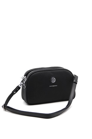 Silver & Polo Siyah - Siyah SP745 Kadın Çapraz Çanta