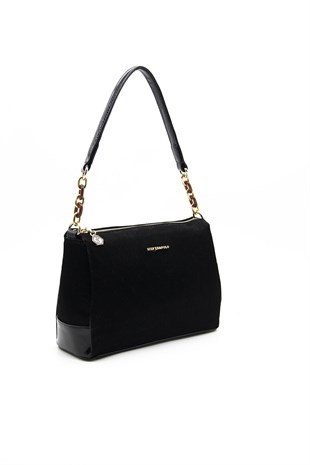 Silver & Polo Siyah - Siyah SP910 Kadın Çapraz Çanta