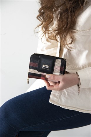 Silver & Polo Siyah - Siyah SP935 Kadın Cüzdan & Kartlık