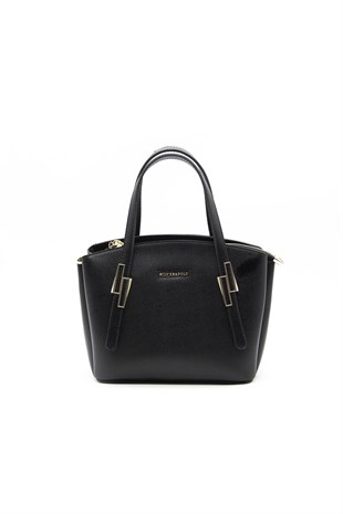 Silver & Polo Siyah - Siyah SP1021 Kadın El Çantası