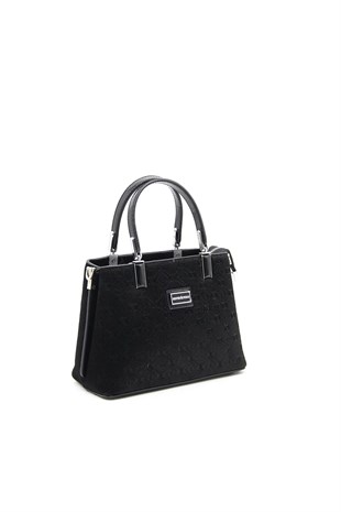 Silver & Polo Siyah - Siyah SP987 Kadın El Çantası