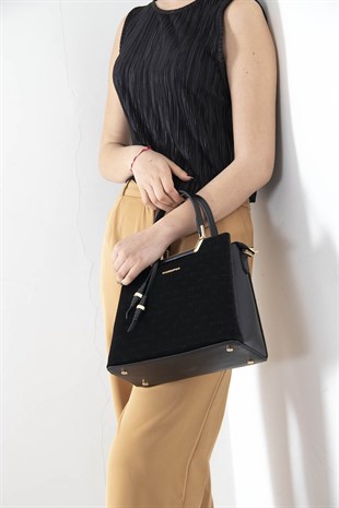 Silver & Polo Siyah - Siyah SP969 Kadın El Çantası