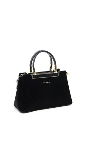 Silver & Polo Siyah - Siyah SP913 Kadın El Çantası