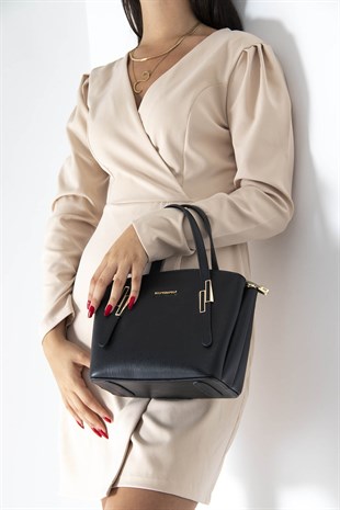 Silver & Polo Siyah - Siyah SP1021 Kadın El Çantası