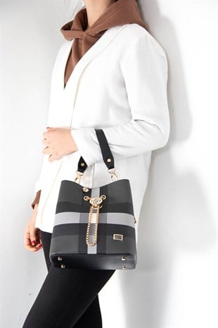 Silver & Polo Siyah - Siyah SP967 Kadın Çapraz Çanta