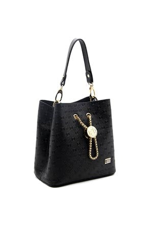 Silver & Polo Siyah - Siyah SP967 Kadın Çapraz Çanta