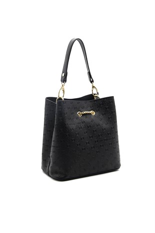 Silver & Polo Siyah - Siyah SP967 Kadın Çapraz Çanta