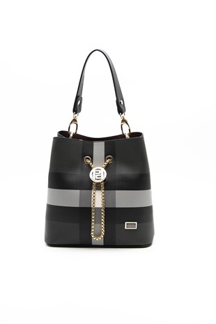 Silver & Polo Siyah - Siyah SP967 Kadın Çapraz Çanta