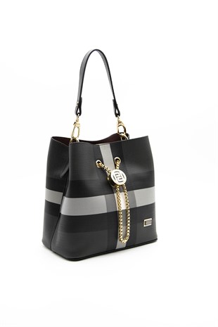 Silver & Polo Siyah - Siyah SP967 Kadın Çapraz Çanta