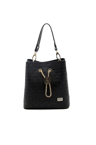 Silver & Polo Siyah - Siyah SP967 Kadın Çapraz Çanta